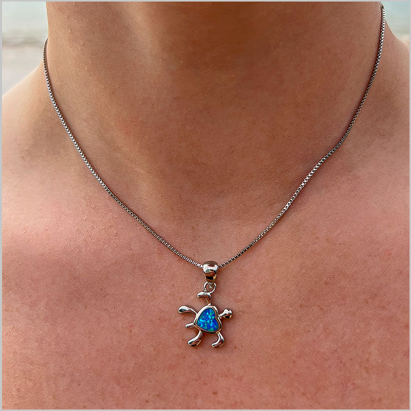 The Sea Turtle Heart Necklace